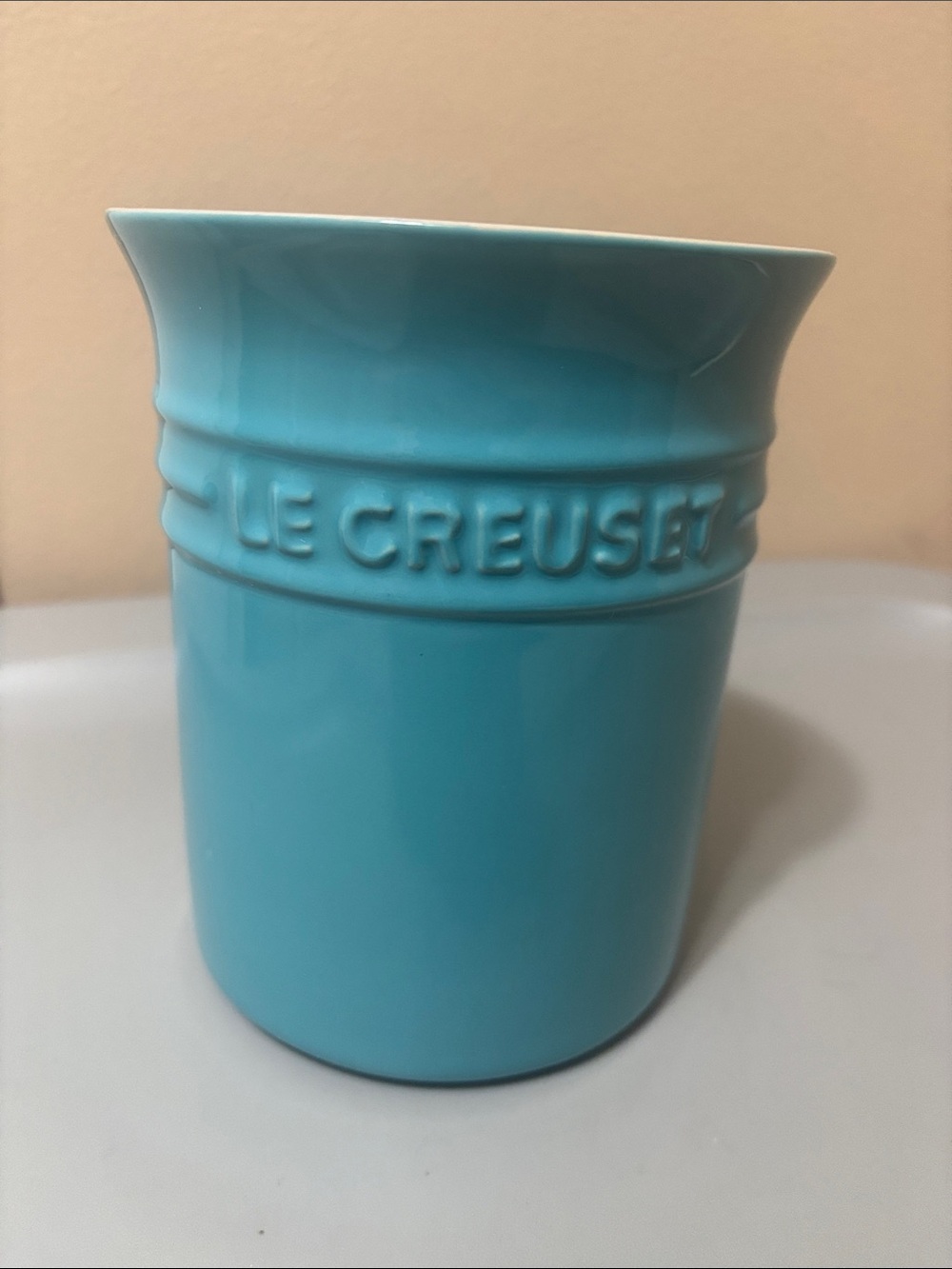 Le Creuset Marine Blue Stoneware Utensil Crock